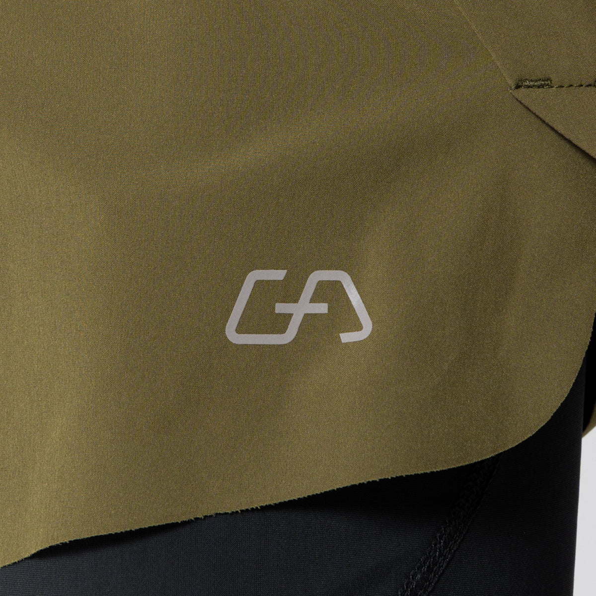 Image of Activewear 2in1 Color Block Running Shorts for Women