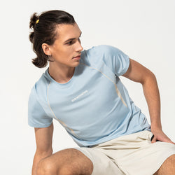Image of Activewear Performance T Shirt breathable mesh blocking for Men