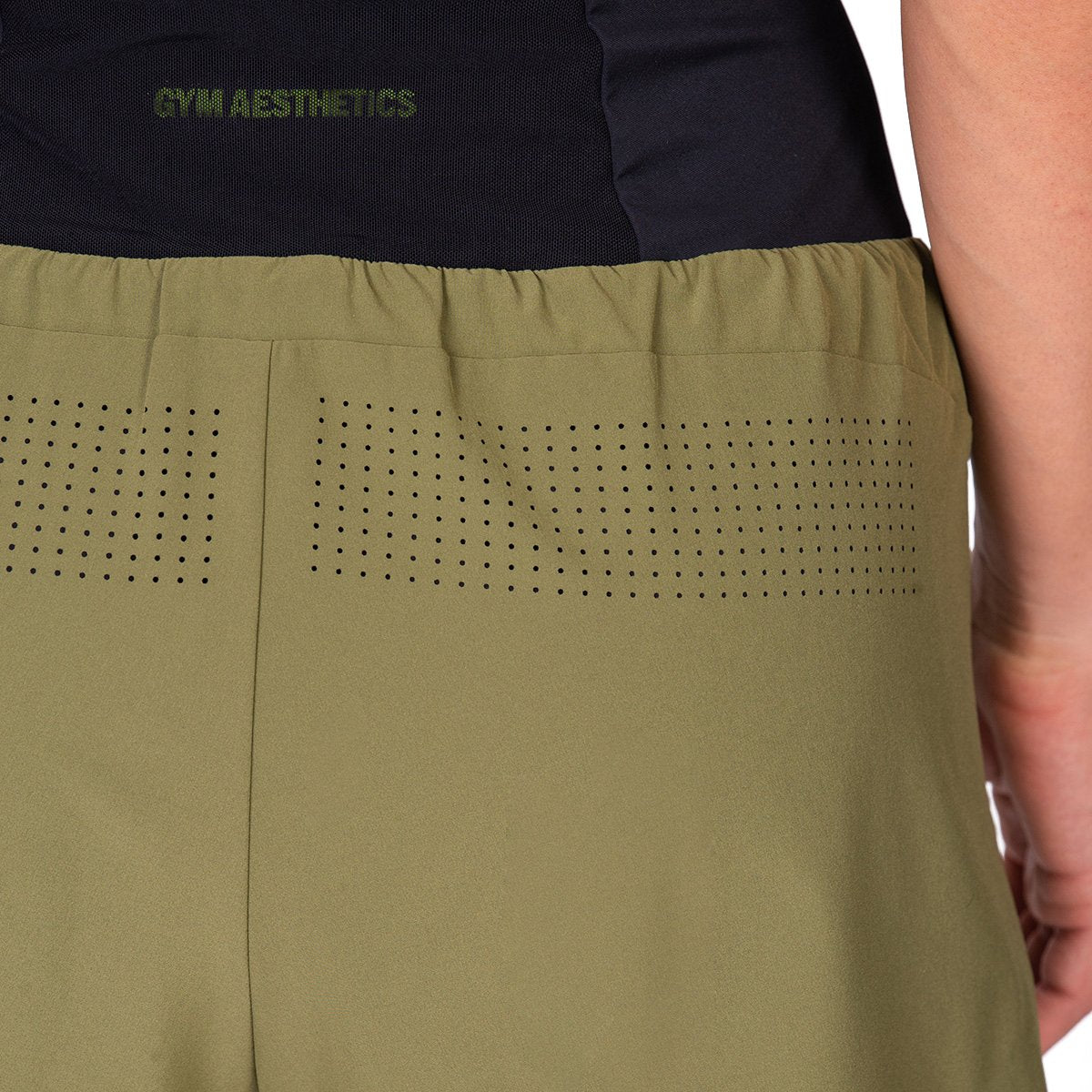 Image of Activewear 2in1 Color Block Running Shorts for Women